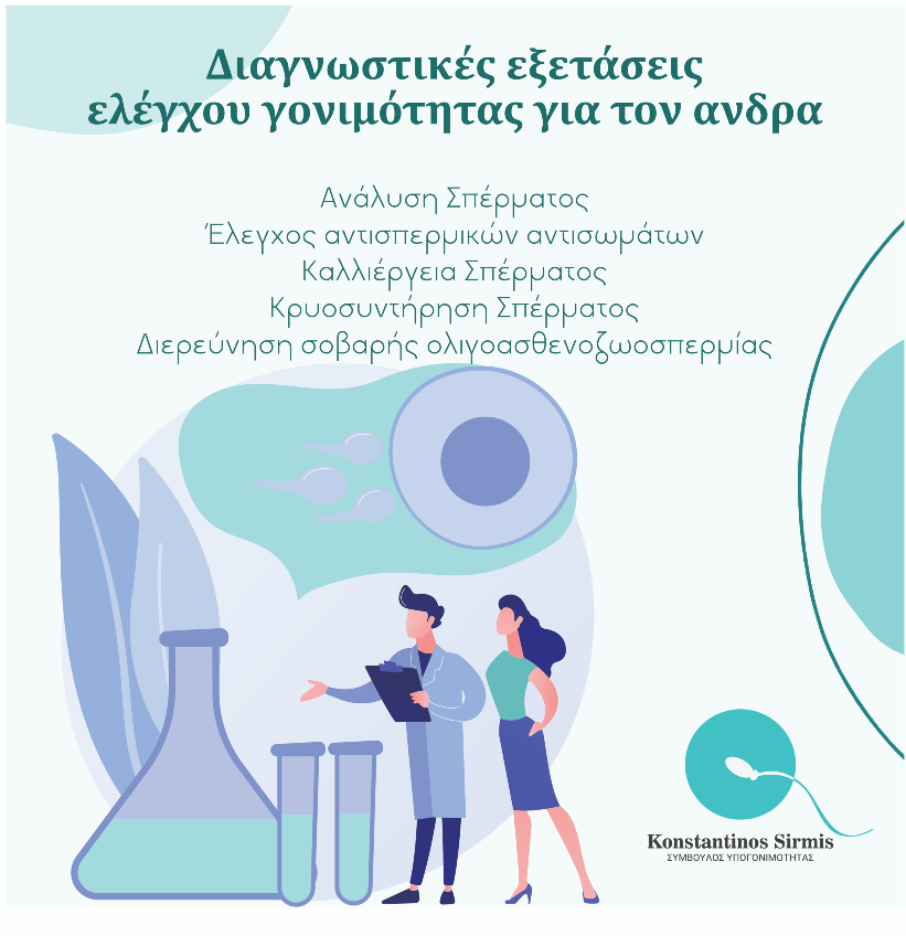 Ας μιλήσουμε για την ανδρική γονιμότητα!